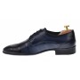 Pantofi barbati eleganti din piele naturala bleumarin Dyany Shoes - 745BLM